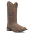 Laredo Wenda Studded Square Toe Cowboy Womens Brown Casual Boots 5613