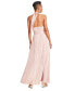 Women's Angel Plissé Halter-Neck Evening Gown