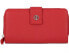 Giani Bernini Softy Pebble Leather All In One Wallet Red Silver