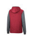 ფოტო #4 პროდუქტის Men's Crimson, Charcoal Oklahoma Sooners Course Herringbone Full-Zip Hoodie