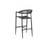 Фото #3 товара Барный стул Home ESPRIT Чёрный Темно-серый Алюминий Ротанг 52 x 55 x 105 см