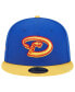 Фото #3 товара Men's Royal, Yellow Arizona Diamondbacks Empire 59FIFTY Fitted Hat