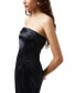 Фото #3 товара Women's Structured Satin Strapless Dress