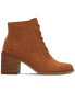 Фото #2 товара Women's Evelyn Block Heel Lace-Up Booties