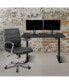Фото #2 товара 48" Wide Electric Adjustable Standing Desk & Swivel Office Chair