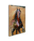 Фото #2 товара Joarez 'Golden Horse' Canvas Art - 22" x 32"
