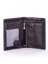 Фото #4 товара Мужское портмоне кожаное черное вертикальное без застежки  Portfel-CE-PR-N4DDP.90-czarny Factory Price