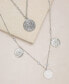 ფოტო #2 პროდუქტის Elite Coin And Crystal Layered Women's Necklace Set