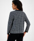 Women's Tweed Open-Front Cardigan