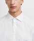 Фото #3 товара Men's Slim-Fit Cotton Poplin Dress Shirt