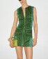 Фото #6 товара Women's Printed Zip Dress