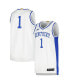 Men's White #1 Kentucky Wildcats Limited Retro Jersey