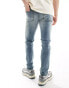 Фото #4 товара ASOS DESIGN skinny jeans in light blue tinted wash