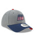 Фото #2 товара Men's Gray, Navy NASCAR Salute 9FORTY Adjustable Hat