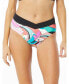 Фото #1 товара Women's Swim Letty Crossover Bikini Bottom - Saltwater Swirl