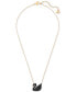 ფოტო #2 პროდუქტის Crystal Pavé Swan 14-7/8" Pendant Necklace