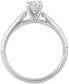 ფოტო #3 პროდუქტის Solitaire Engagement Ring (1/2 ct. t.w.) in 14k White or Yellow Gold