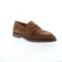 Фото #2 товара Bruno Magli Socal BM2SCLB1 Mens Brown Suede Loafers & Slip Ons Penny Shoes 11.5