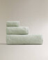 Фото #1 товара Rice stitch cotton bath towel