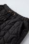 Water-repellent quilted apres ski trousers
