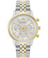 ფოტო #1 პროდუქტის Men's Classic Chronograph Two-Tone Stainless Steel Bracelet Watch 41mm, Created for Macy's