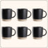 Фото #4 товара Kaffeetassen Teebecher 3er Set Schwarz