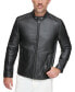 Фото #1 товара Men's Viceroy Sleek Leather Racer Jacket