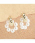 ფოტო #2 პროდუქტის Women's Snowball Drop Earrings