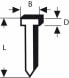 Фото #2 товара Bosch Nagel Typ 47 1,8 x 1,27 x 30 mm