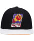 Men's Black, White Phoenix Suns Hardwood Classics Wear Away Visor Snapback Hat Черно-белый - фото #3