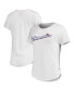 Фото #1 товара Women's White Phoenix Mercury Tri-Blend T-shirt