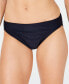 Фото #1 товара Tommy Hilfiger 259876 Women's Ribbed Bikini Bottoms Swimwear Size Medium