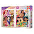 EDUCA BORRAS 2X500 Pieces Disney Princess Wooden Puzzle