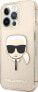 Фото #2 товара Karl Lagerfeld Etui Karl Lagerfeld KLHCP13LKHTUGLGO Apple iPhone 13 Pro złoty/gold hardcase Glitter Karl`s Head