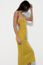 Фото #5 товара Платье со сборками и открытой спиной ZARA