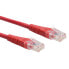 ROLINE UTP Patch Cord Cat.6 - red 0.3m - 0.3 m - Cat6 - U/UTP (UTP) - RJ-45 - RJ-45