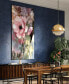 "Pastel Fleur LI" Frameless Free Floating Reverse Printed Tempered Glass Wall Art, 72" x 36" x 0.2"