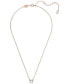 ფოტო #2 პროდუქტის Silver-Tone Constella Crystal Pendant Necklace, 14-7/8" + 2" extender