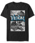 Marvel Men's Comic Collection Venom Action Panels Short Sleeve T-Shirt Черный, L - фото #1