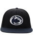 Фото #4 товара Men's Black, Navy Penn State Nittany Lions Team Color Two-Tone Fitted Hat