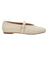 ფოტო #2 პროდუქტის Women's The Evie Mary Jane Woven Flats