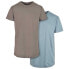 Фото #1 товара URBAN CLASSICS Pre-Pack Shaped Long short sleeve T-shirt 2 units