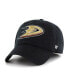 Фото #1 товара Men's Black Anaheim Ducks Classic Franchise Fitted Hat