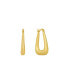 ფოტო #1 პროდუქტის 18K Gold Plated or Silver Plated Hoop Earring