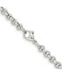 Фото #3 товара Chisel stainless Steel and Textured Fancy Rolo Chain Necklace
