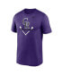 Men's Purple Colorado Rockies Icon Legend Performance T-shirt