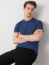 Фото #38 товара мужская футболка повседневная  синяя однотонная Factory Price T-shirt-TSKK-Y21-0000145-liliowy