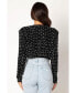 ფოტო #4 პროდუქტის Women's Monica All Over Pearl Crop Jacket