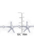 ფოტო #3 პროდუქტის Starfish Link Bracelet in Silver Plate or 18k Gold Plated