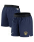 Фото #1 товара Women's Navy Milwaukee Brewers Authentic Collection Team Performance Shorts